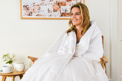 50% Hungarian Duck Down Summer Weight Duvet - Made in NZ